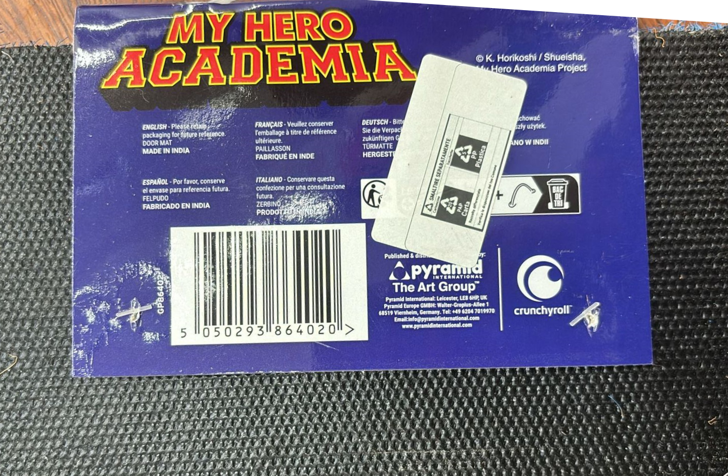 Zerbino My Hero Academia Mha Plus Ultra Cm 60X40 - Gp86402 Zerbino My Hero Academia Mha Plus Ultra Cm 60X40 - Gp86402